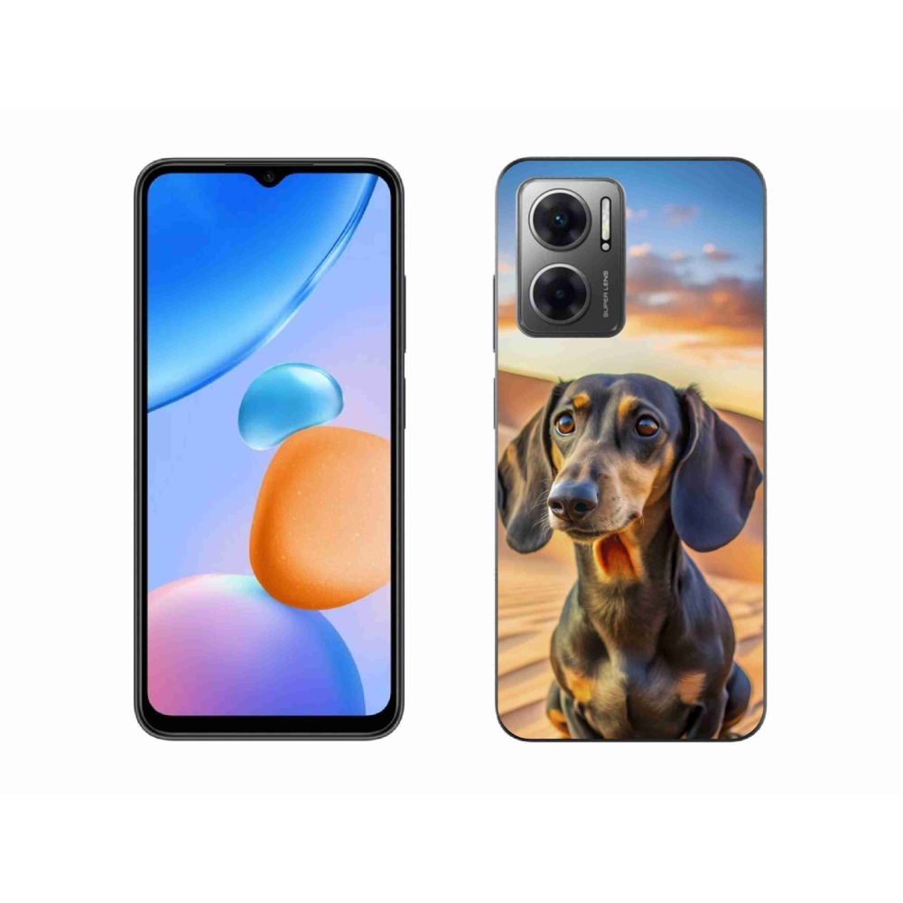 Gél borítás mmCase a Xiaomi Redmi 10 5G-hez - tacskó 3