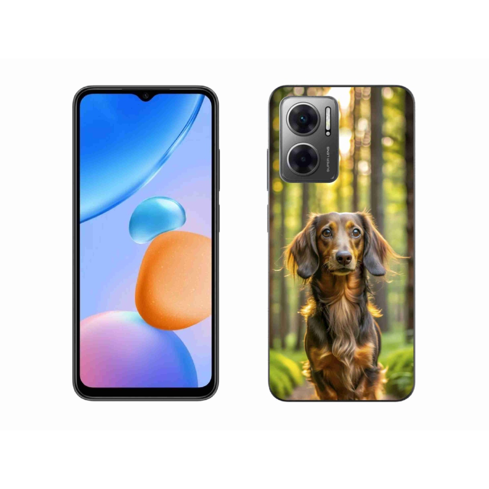 Gél borítás mmCase a Xiaomi Redmi 10 5G-hez - tacskó 4