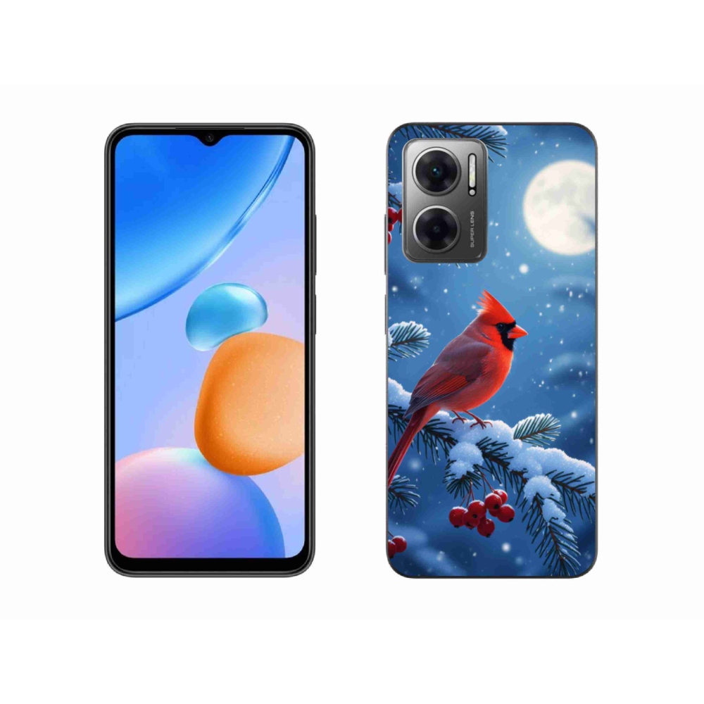 Gél borítás mmCase a Xiaomi Redmi 10 5G készülékhez - kardinálpiros színű