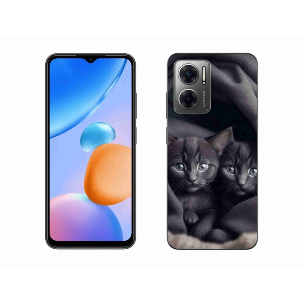 Gél borítás mmCase a Xiaomi Redmi 10 5G számára - cat duo