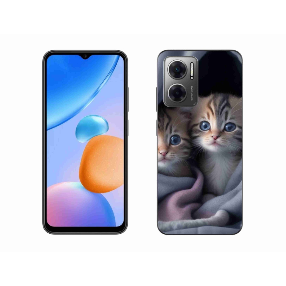 Gél borítás mmCase a Xiaomi Redmi 10 5G - cat duo 2 számára