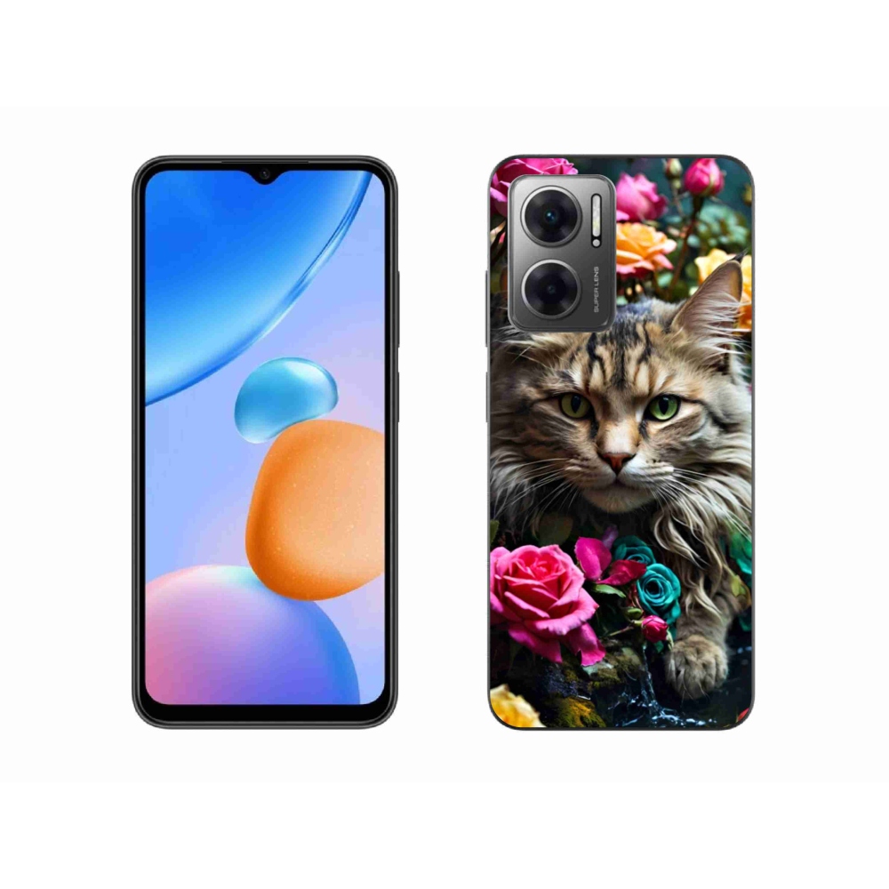 Gél borító mmCase a Xiaomi Redmi 10 5G-hez - macskaszem nézet 2