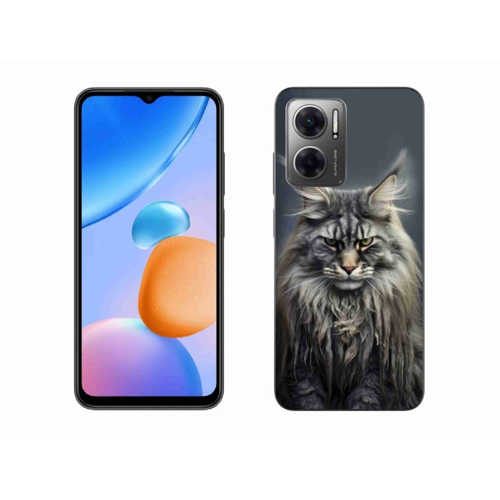 Gél borítás mmCase a Xiaomi Redmi 10 5G-hez - macskaszem nézet 4