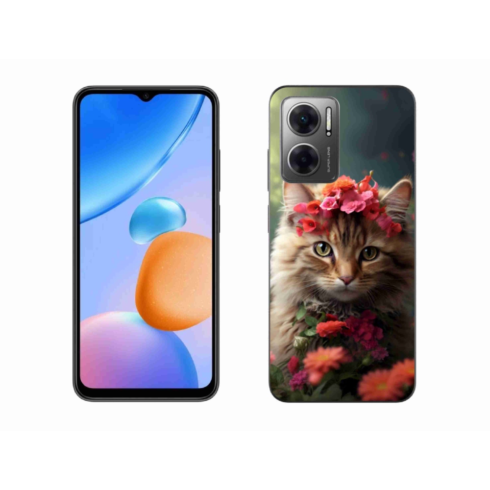 Gél borító mmCase a Xiaomi Redmi 10 5G-hez - hercegnő macska