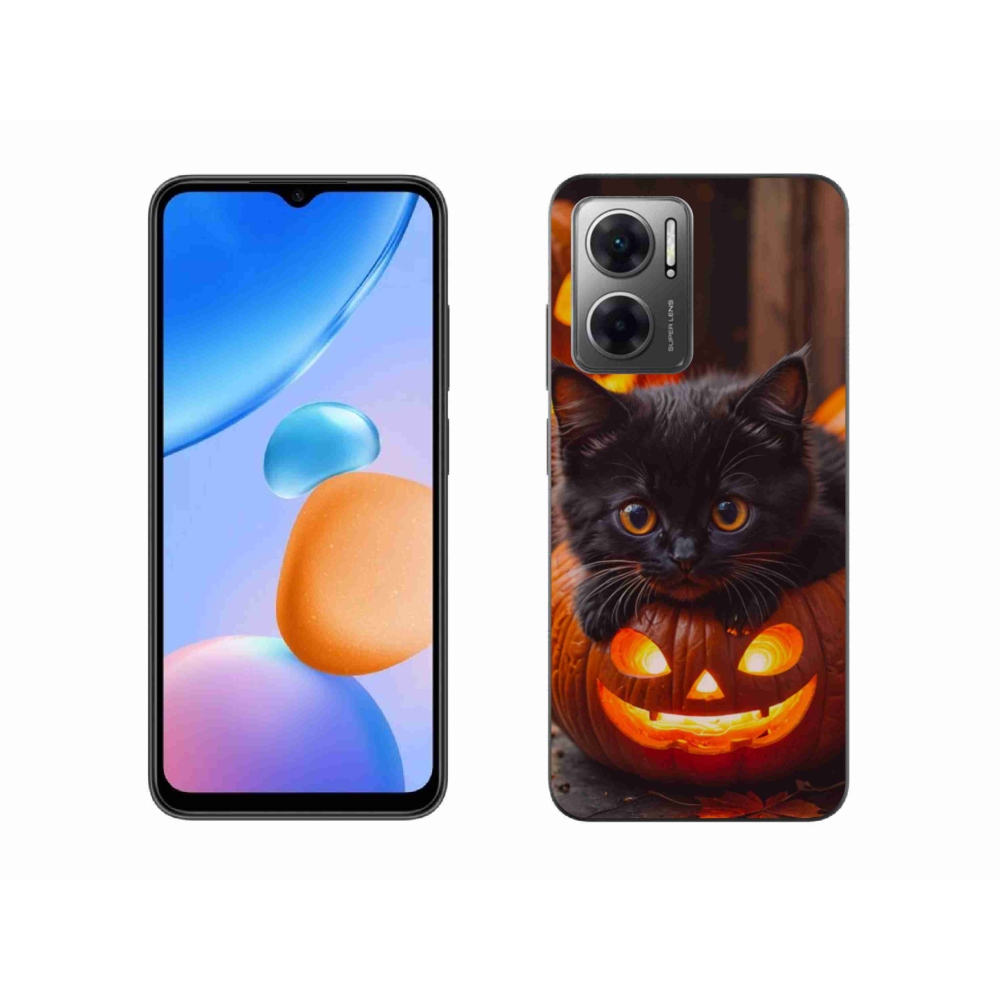 Gél borító mmCase a Xiaomi Redmi 10 5G-hez - cica és tök