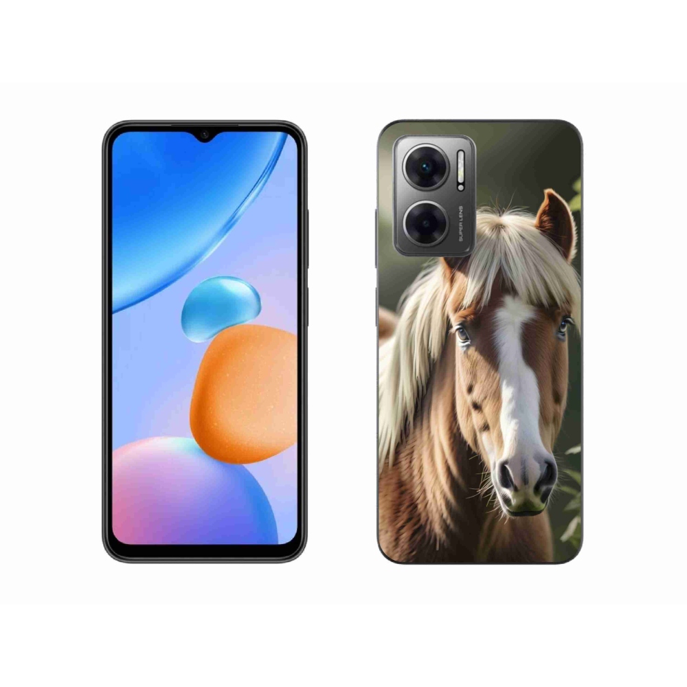 Gél borítás mmCase a Xiaomi Redmi 10 5G-hez - ló könnyű sörénnyel