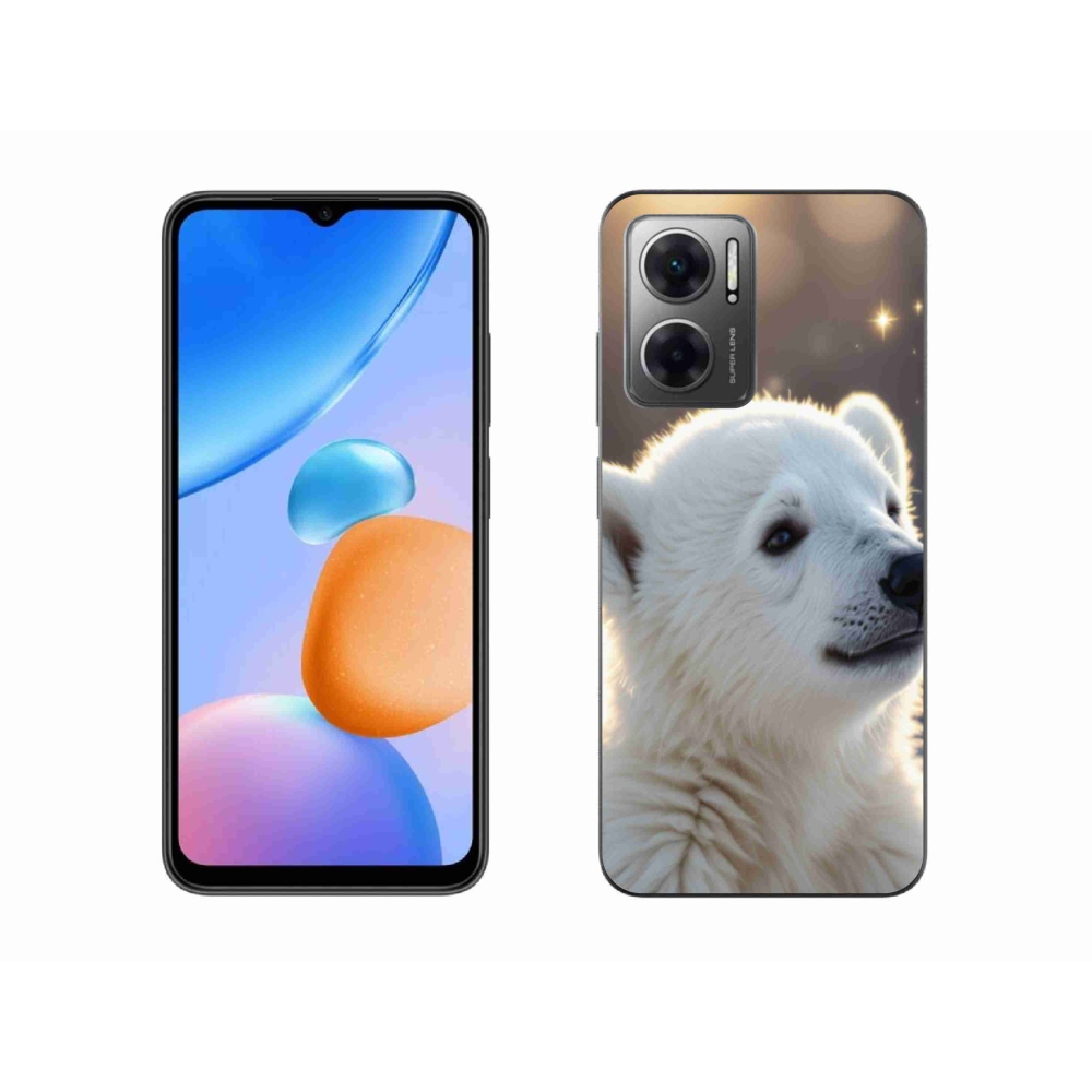 Gél borítás mmCase a Xiaomi Redmi 10 5G készülékhez - jegesmedve