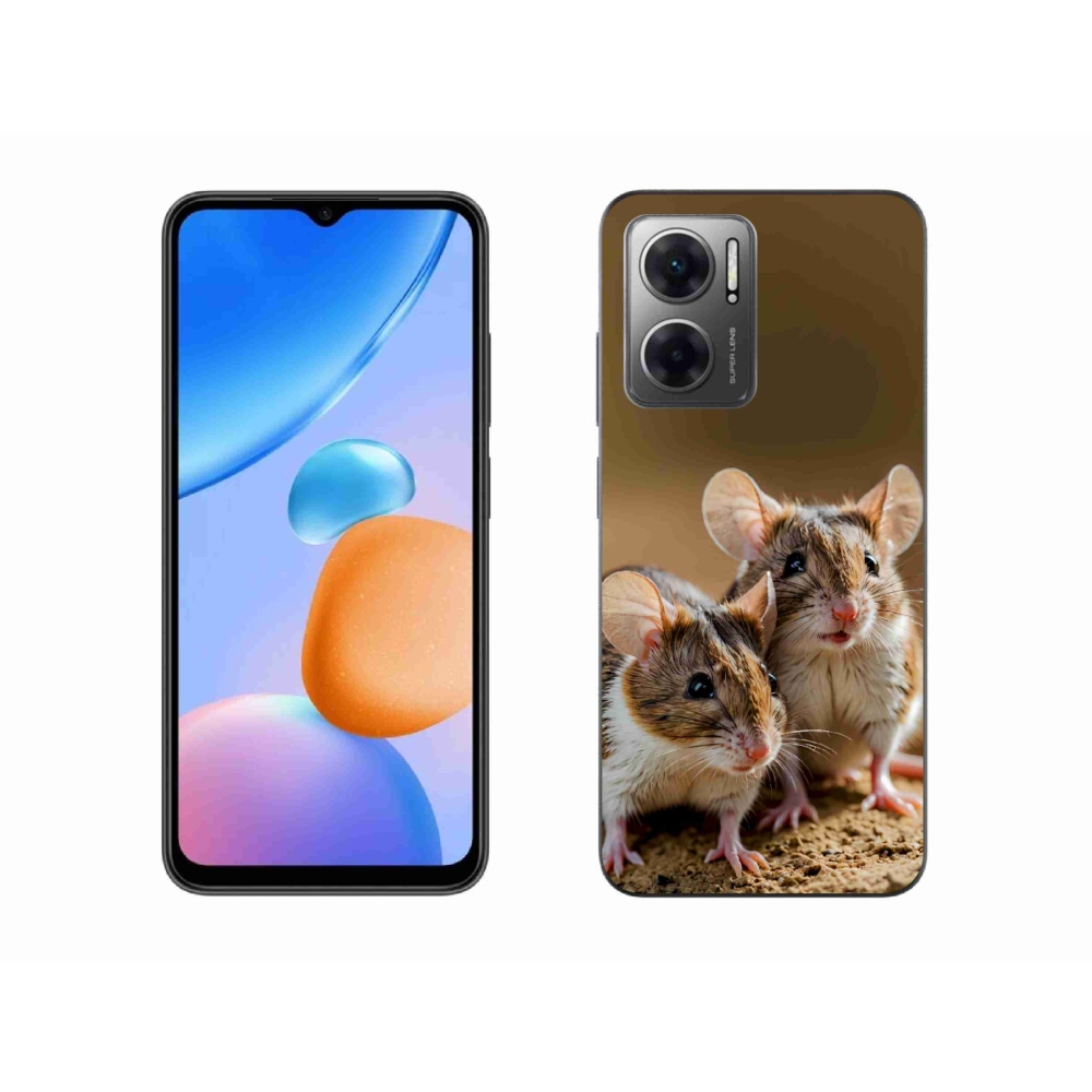 Gél borítás mmCase a Xiaomi Redmi 10 5G számára - egér duó