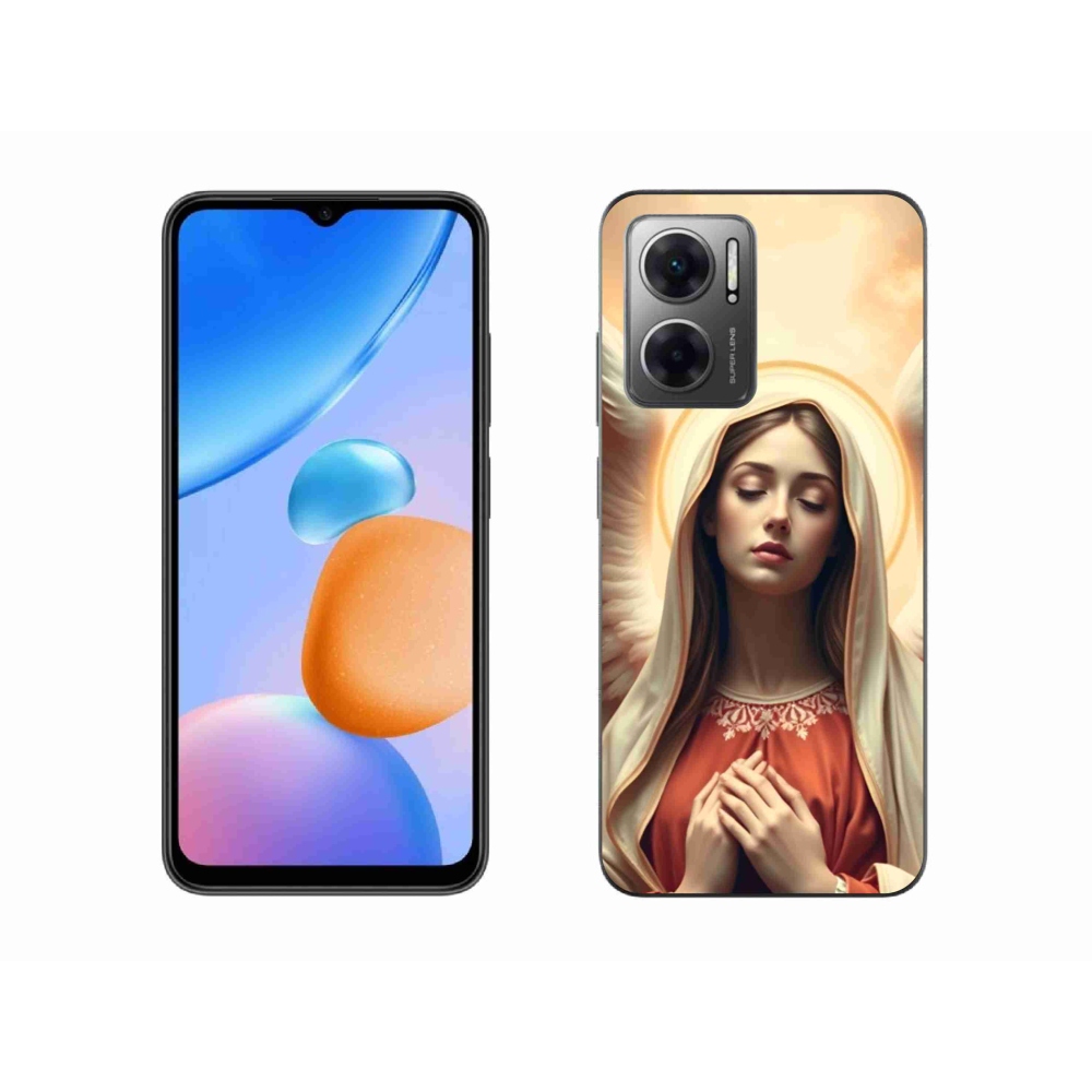 Gél borító mmCase a Xiaomi Redmi 10 5G számára - vallási téma