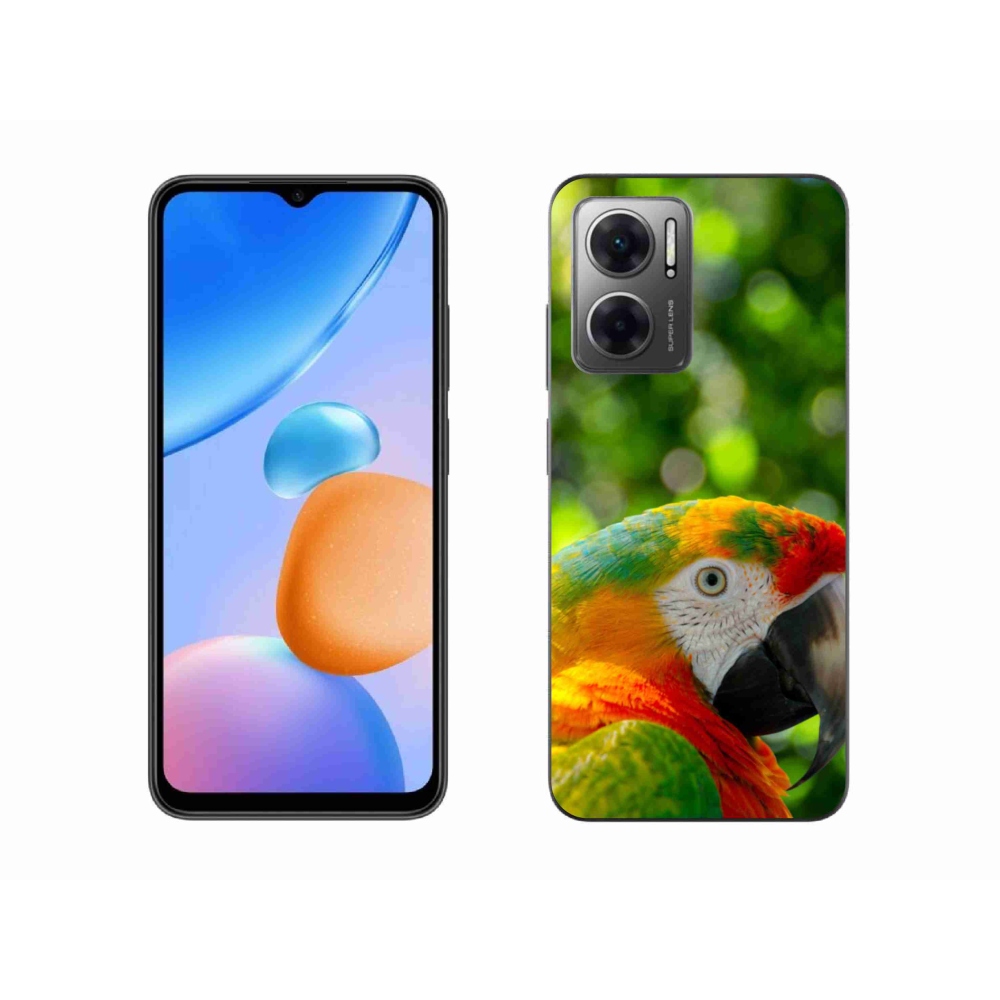 Gél borítás mmCase a Xiaomi Redmi 10 5G-hez - papagáj ara 3