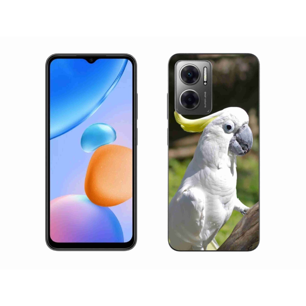 Gél borítás mmCase a Xiaomi Redmi 10 5G készülékhez - papagáj kakadu 2