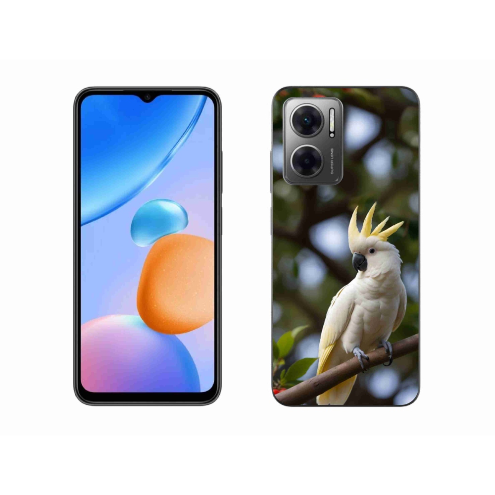 Gél borítás mmCase a Xiaomi Redmi 10 5G-hez - papagáj kakadu 3