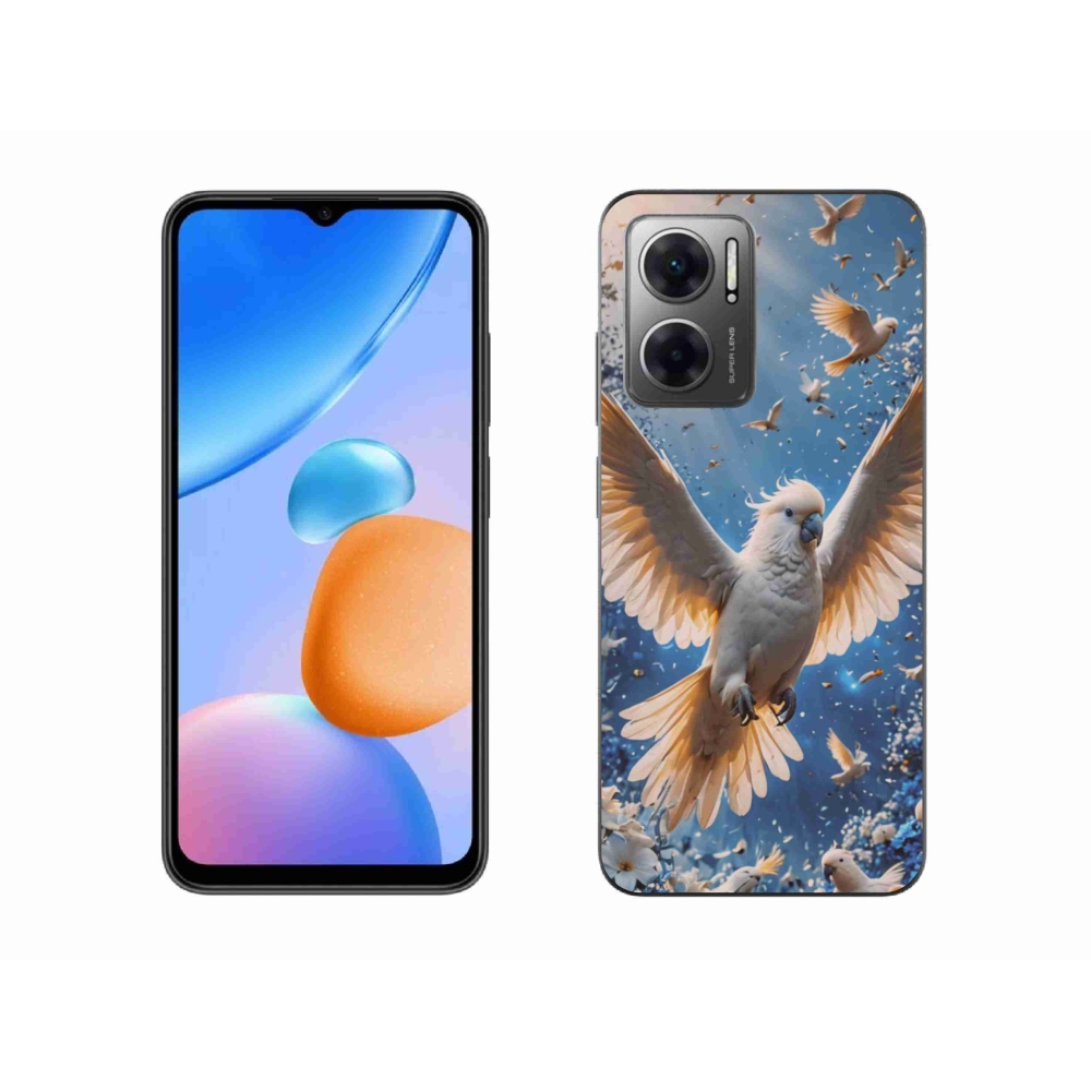 Gél borítás mmCase a Xiaomi Redmi 10 5G-hez - papagáj kakadu