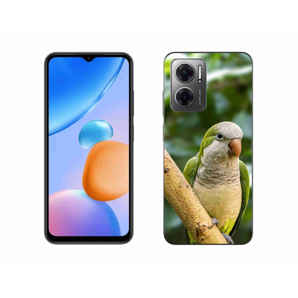 Gél borítás mmCase a Xiaomi Redmi 10 5G készülékhez - papagáj