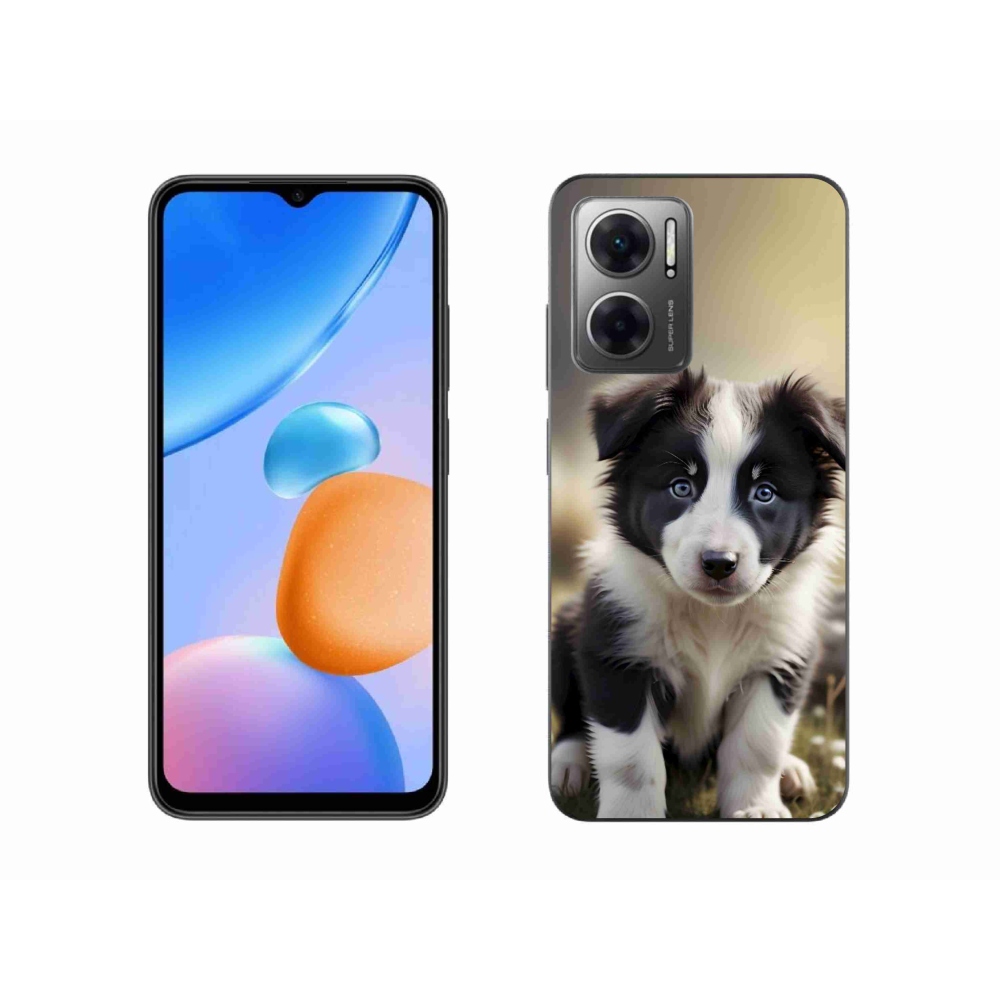 Gél borító mmCase a Xiaomi Redmi 10 5G-hez - aranyos border collie