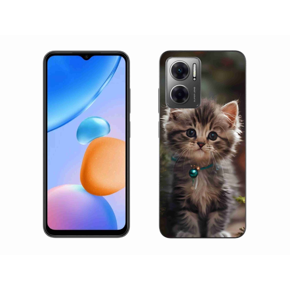 Gél borító mmCase a Xiaomi Redmi 10 5G-hez - aranyos cica 11