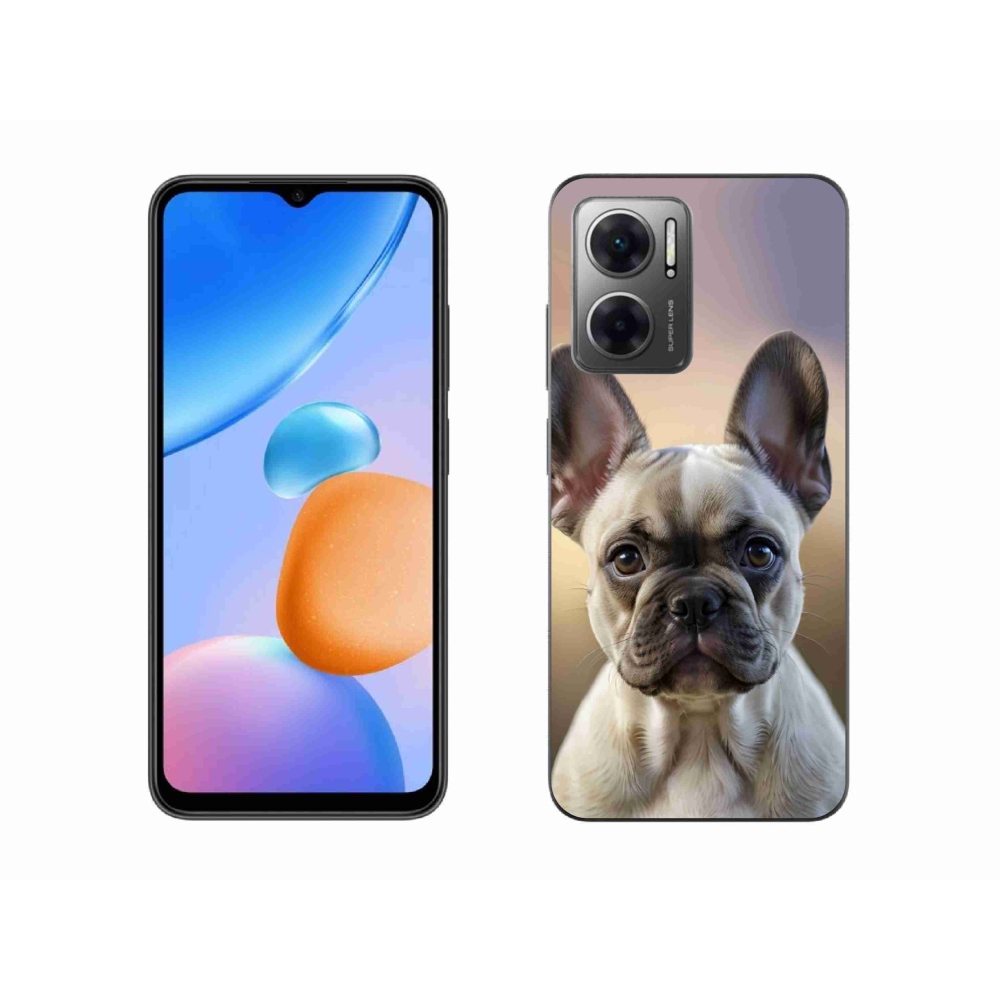 Gél borítás mmCase a Xiaomi Redmi 10 5G-hez - aranyos francia bulldog
