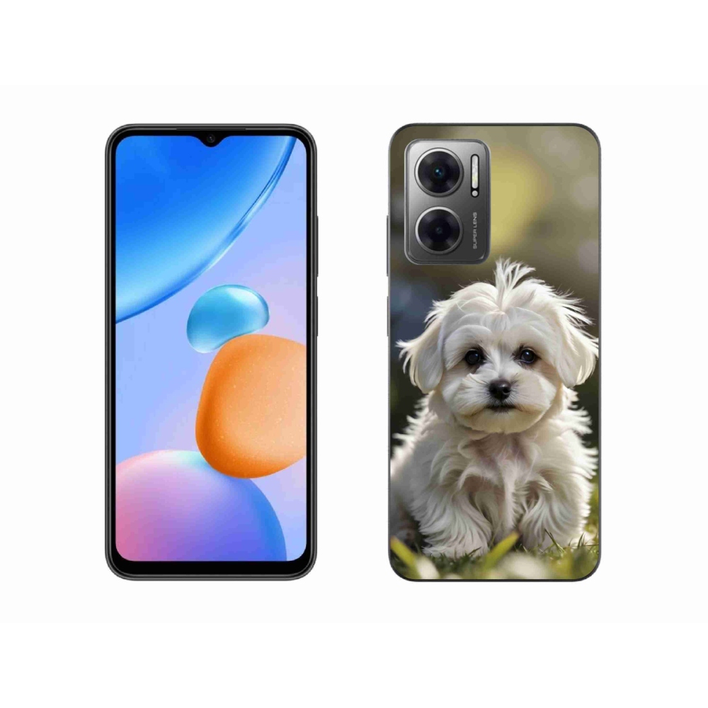 Gél borítás mmCase a Xiaomi Redmi 10 5G-hez - aranyos máltai kutya