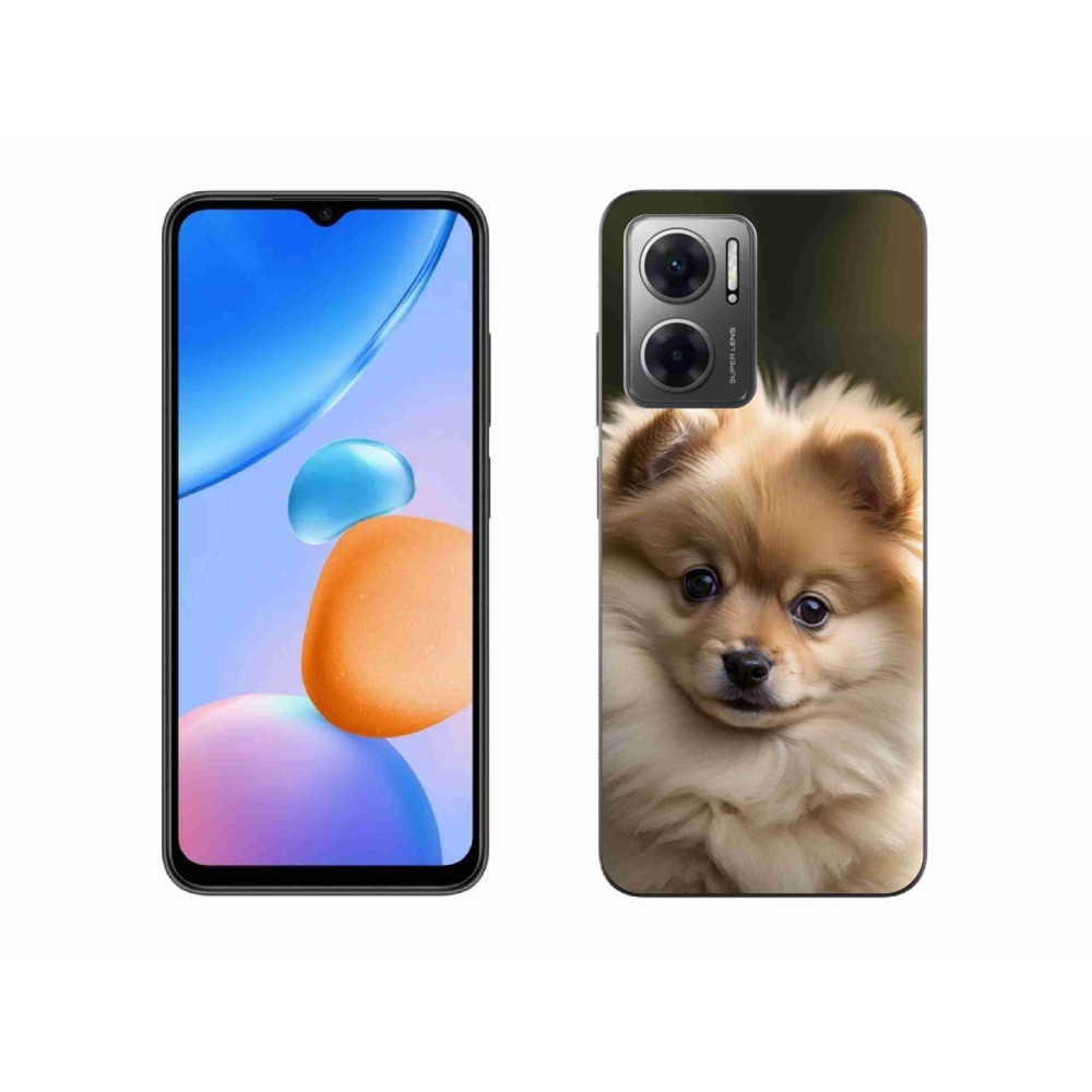 Gél borító mmCase a Xiaomi Redmi 10 5G-hez - aranyos pomerániai 2