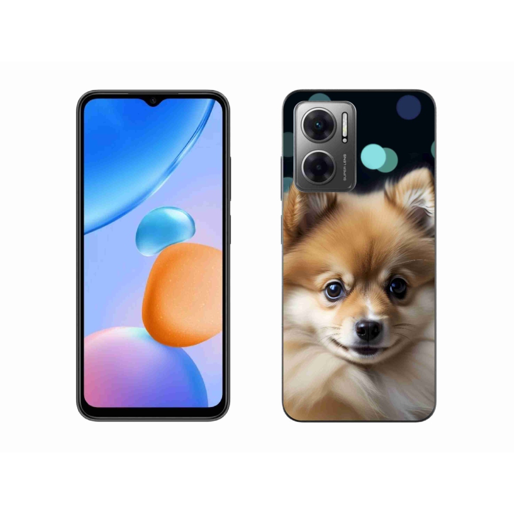Gél borító mmCase a Xiaomi Redmi 10 5G-hez - aranyos pomerániai