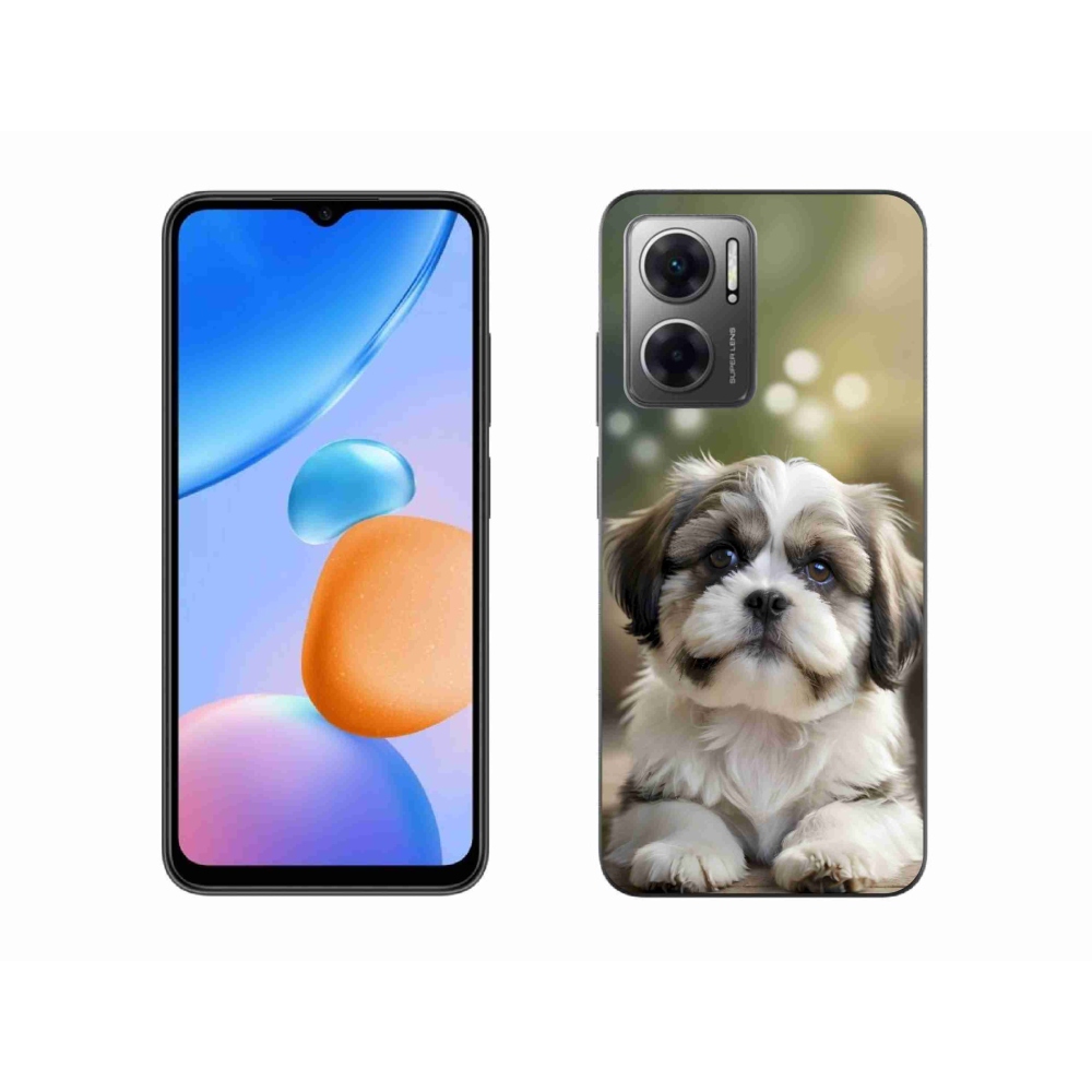 Gél borító mmCase a Xiaomi Redmi 10 5G-hez - aranyos shih-tzu