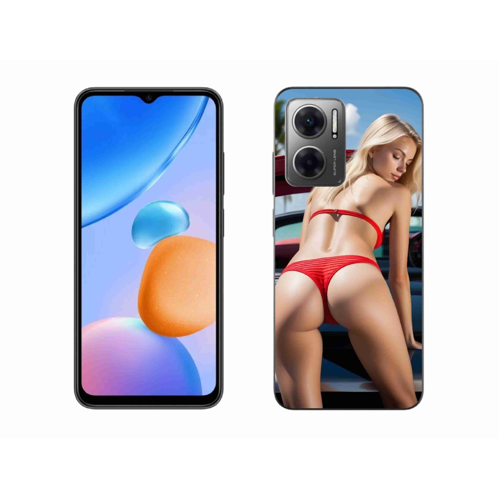 Gél borító mmCase a Xiaomi Redmi 10 5G-hez - szexi nő 2