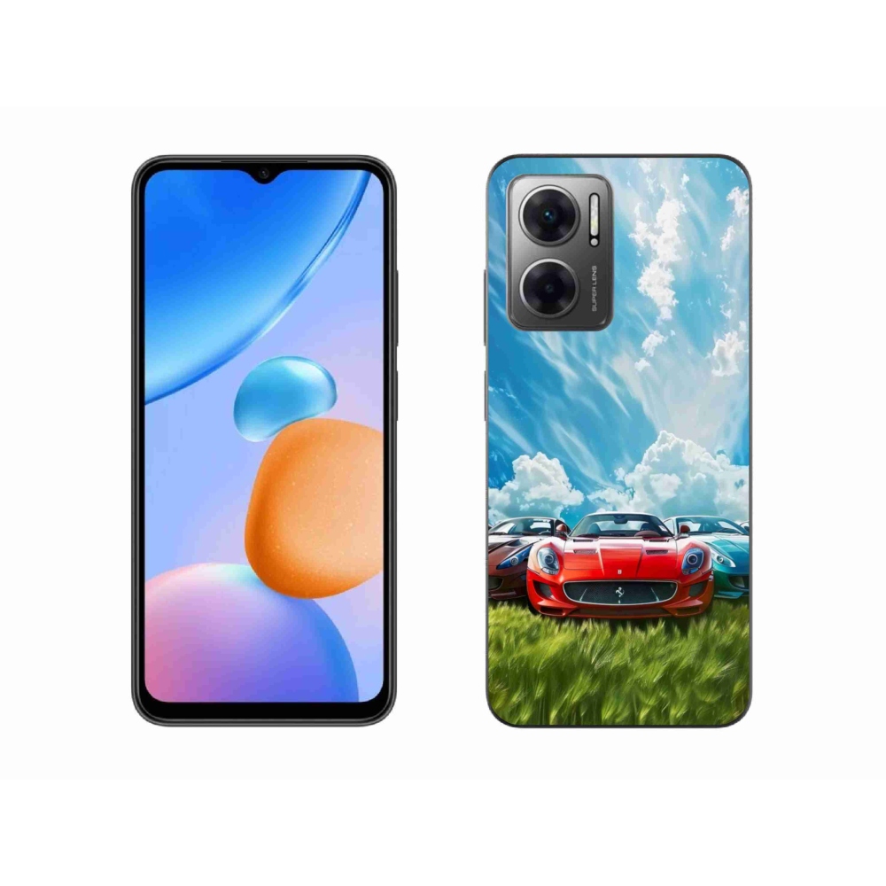 Gél borítás mmCase a Xiaomi Redmi 10 5G-hez - sportkocsikhoz