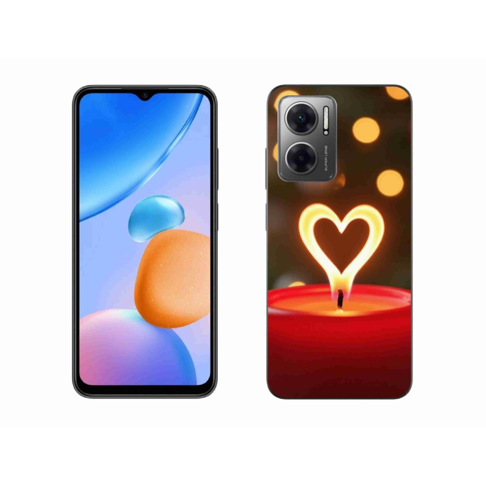 Gél borítás mmCase a Xiaomi Redmi 10 5G-hez - lángszív