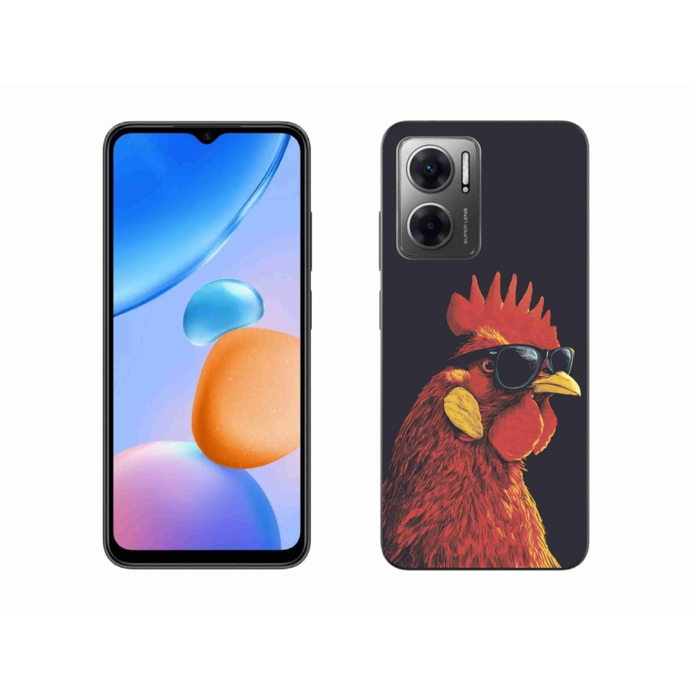 Gél borítás mmCase a Xiaomi Redmi 10 5G számára - stílusos kakas