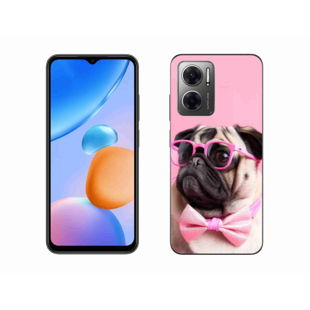 Gél borítás mmCase a Xiaomi Redmi 10 5G-hez - stílusos mopsz