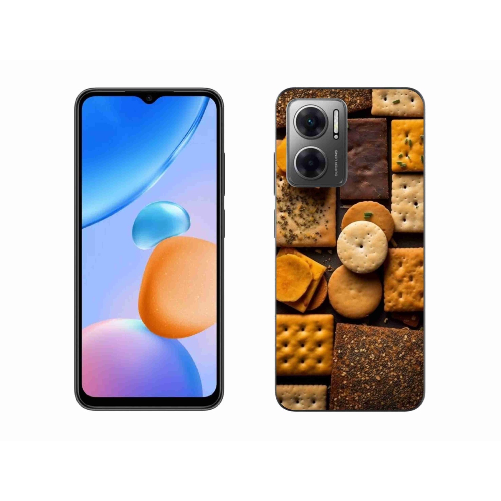 Gél borítás mmCase a Xiaomi Redmi 10 5G-hez - kekszek