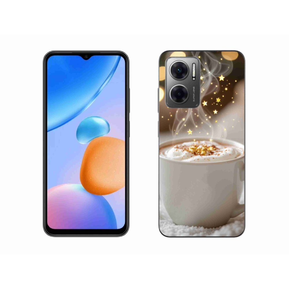 Gél borítás mmCase a Xiaomi Redmi 10 5G-hez - Karácsonyi forró ital