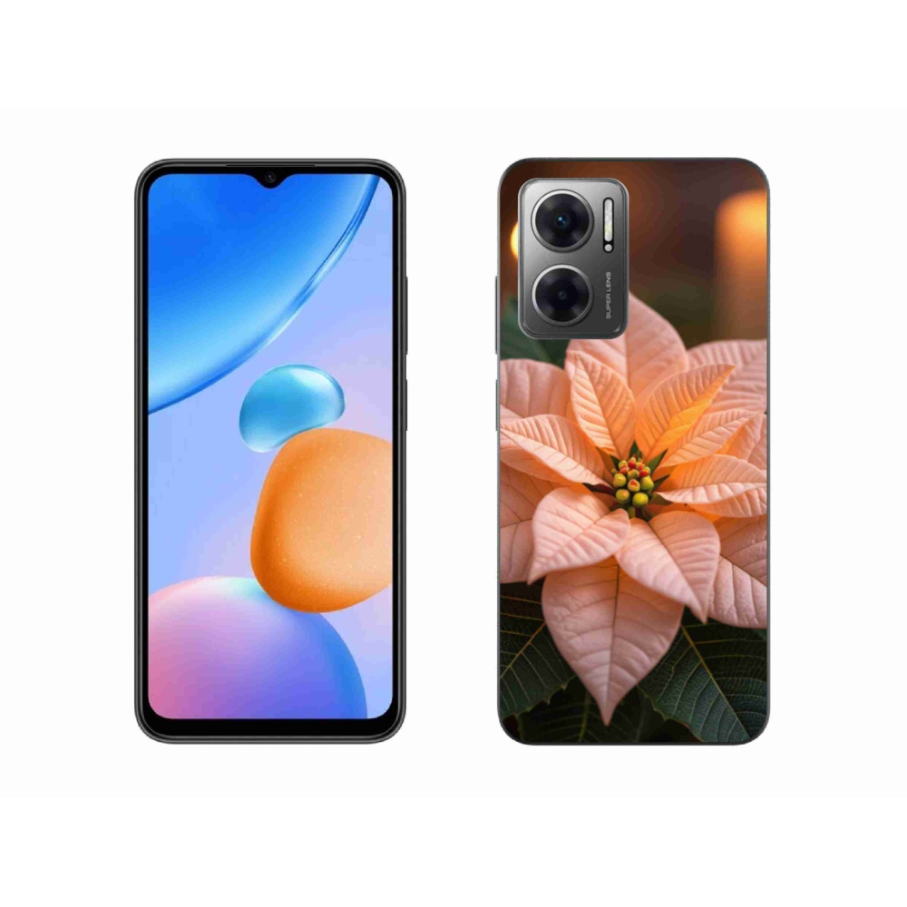 Gél borító mmCase a Xiaomi Redmi 10 5G-hez - Karácsonyi csillag