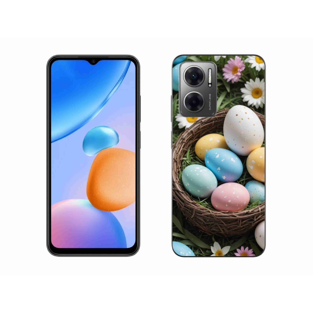 Gél borítás mmCase a Xiaomi Redmi 10 5G-hez - Húsvéti tojások 2