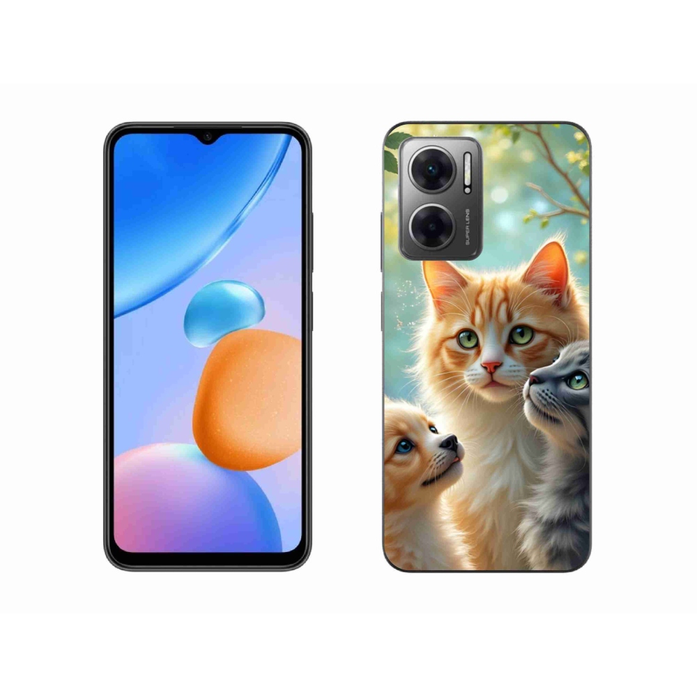 Gél borító mmCase a Xiaomi Redmi 10 5G - állati barátság 2