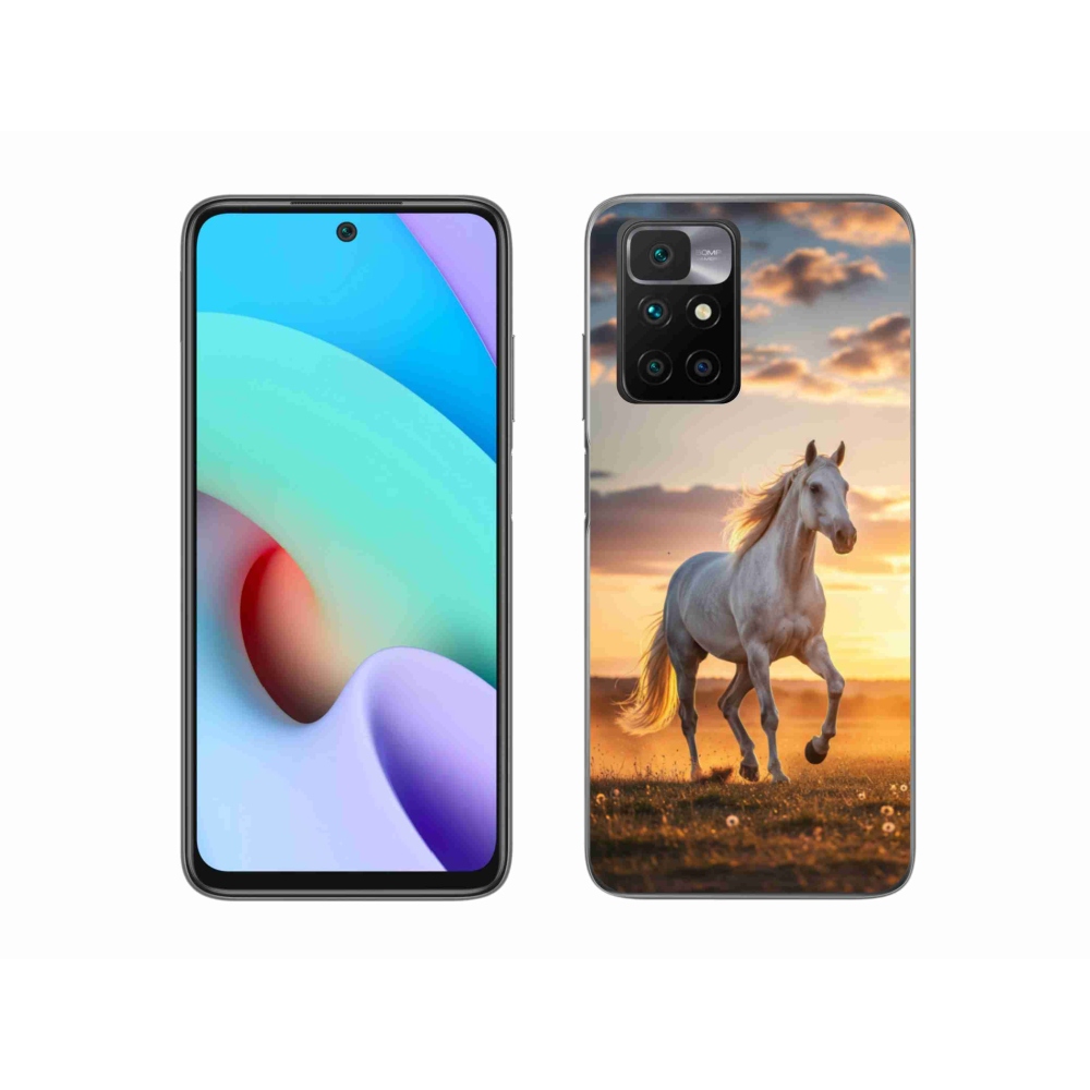 Gél borítás mmCase a Xiaomi Redmi 10/Redmi 10 (2022) - futó fehér ló 2