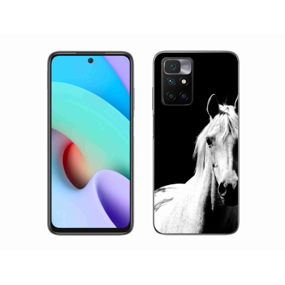 Gél borítás mmCase a Xiaomi Redmi 10/Redmi 10 (2022) - fehér ló 5