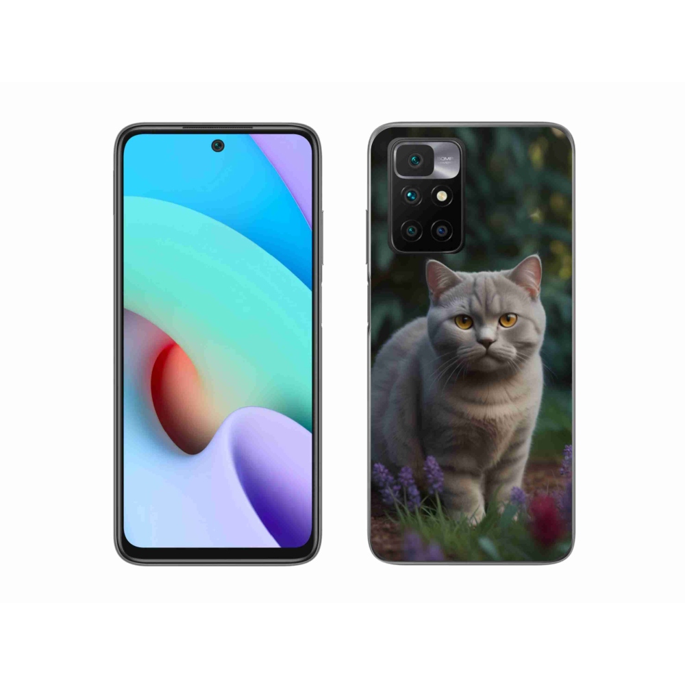 Zselés borítás mmCase a Xiaomi Redmi 10/Redmi 10 (2022) - brit macska