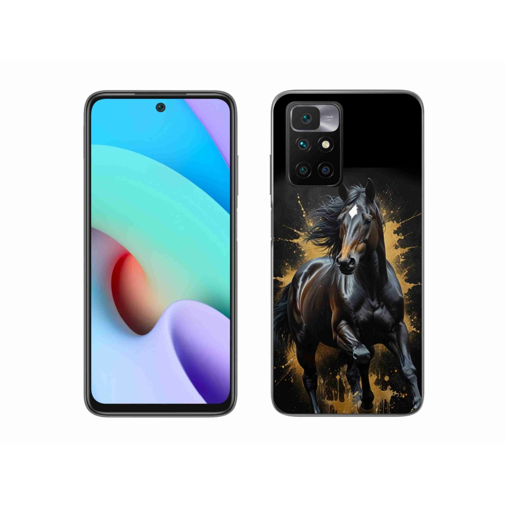 Gél védőhuzat mmCase a Xiaomi Redmi 10/Redmi 10 (2022) - elegáns fekete méneshez