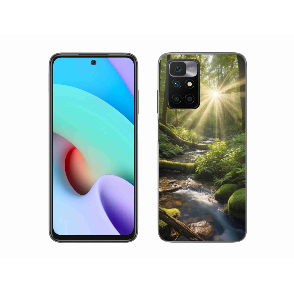 Gél borítás mmCase a Xiaomi Redmi 10/Redmi 10 (2022) - erdő mélységű