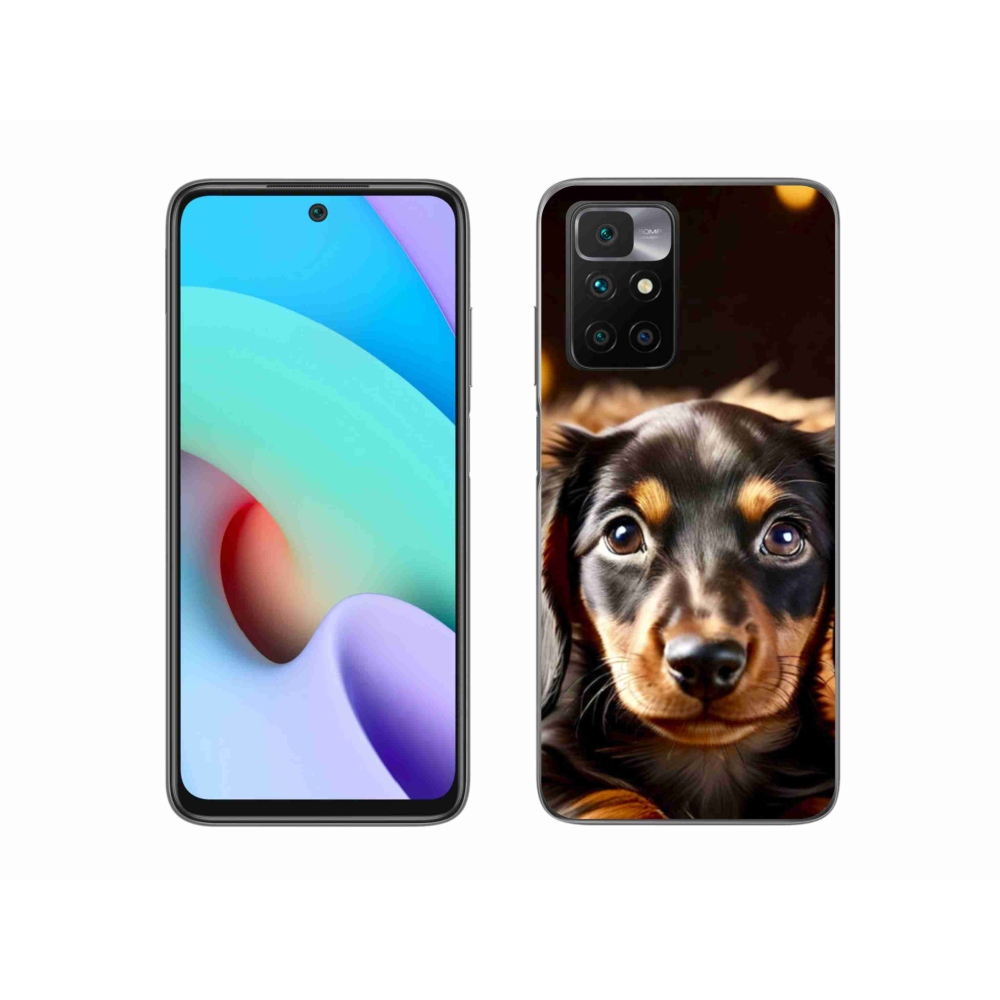 Zselés borítás mmCase a Xiaomi Redmi 10/Redmi 10 (2022) - tacskóhoz