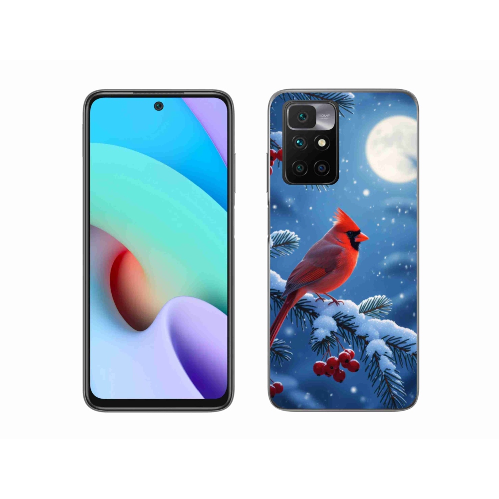 Zselés borítás mmCase a Xiaomi Redmi 10/Redmi 10 (2022) - bíborvörös színben
