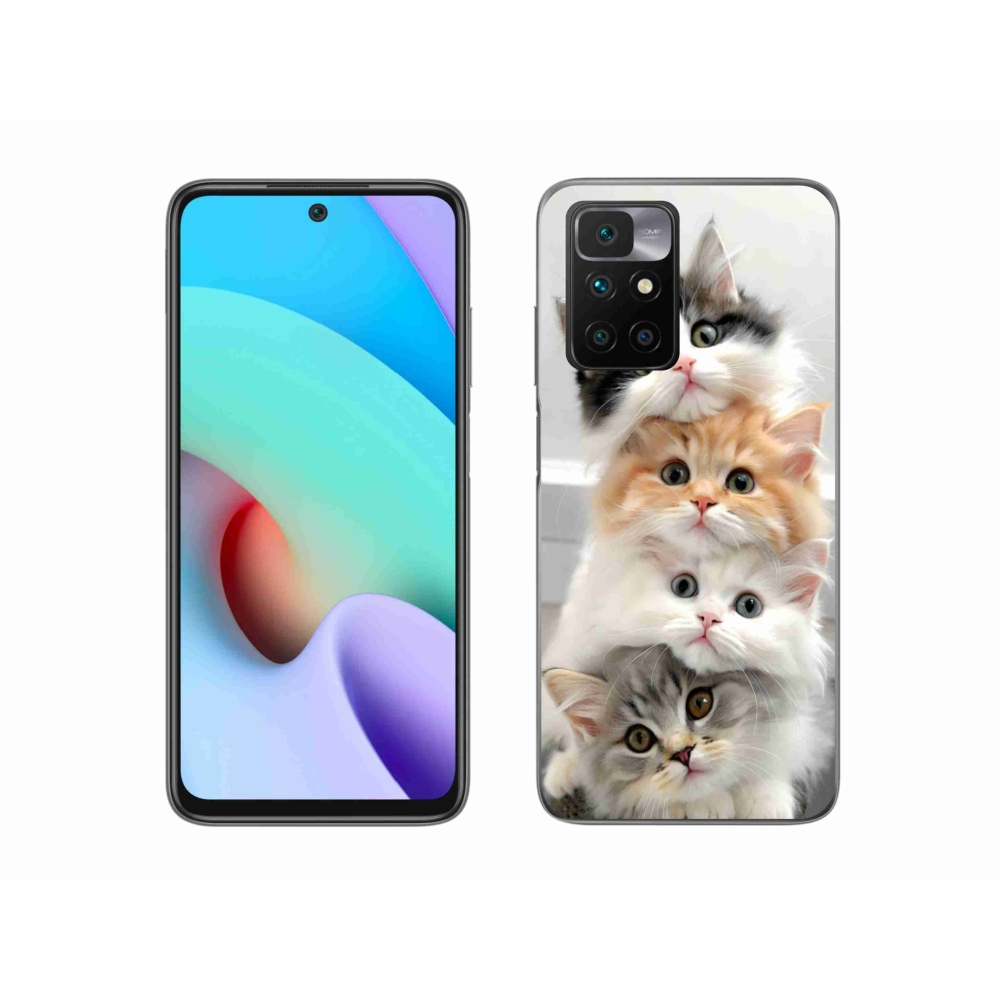 Zselés borítás mmCase a Xiaomi Redmi 10/Redmi 10 (2022) - cat group