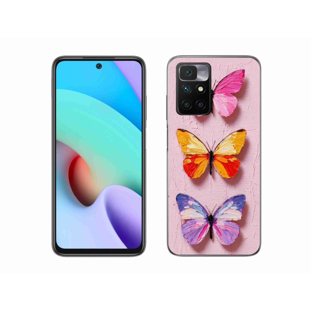 Gél borítás mmCase a Xiaomi Redmi 10/Redmi 10 (2022) - pillangó szentháromsághoz