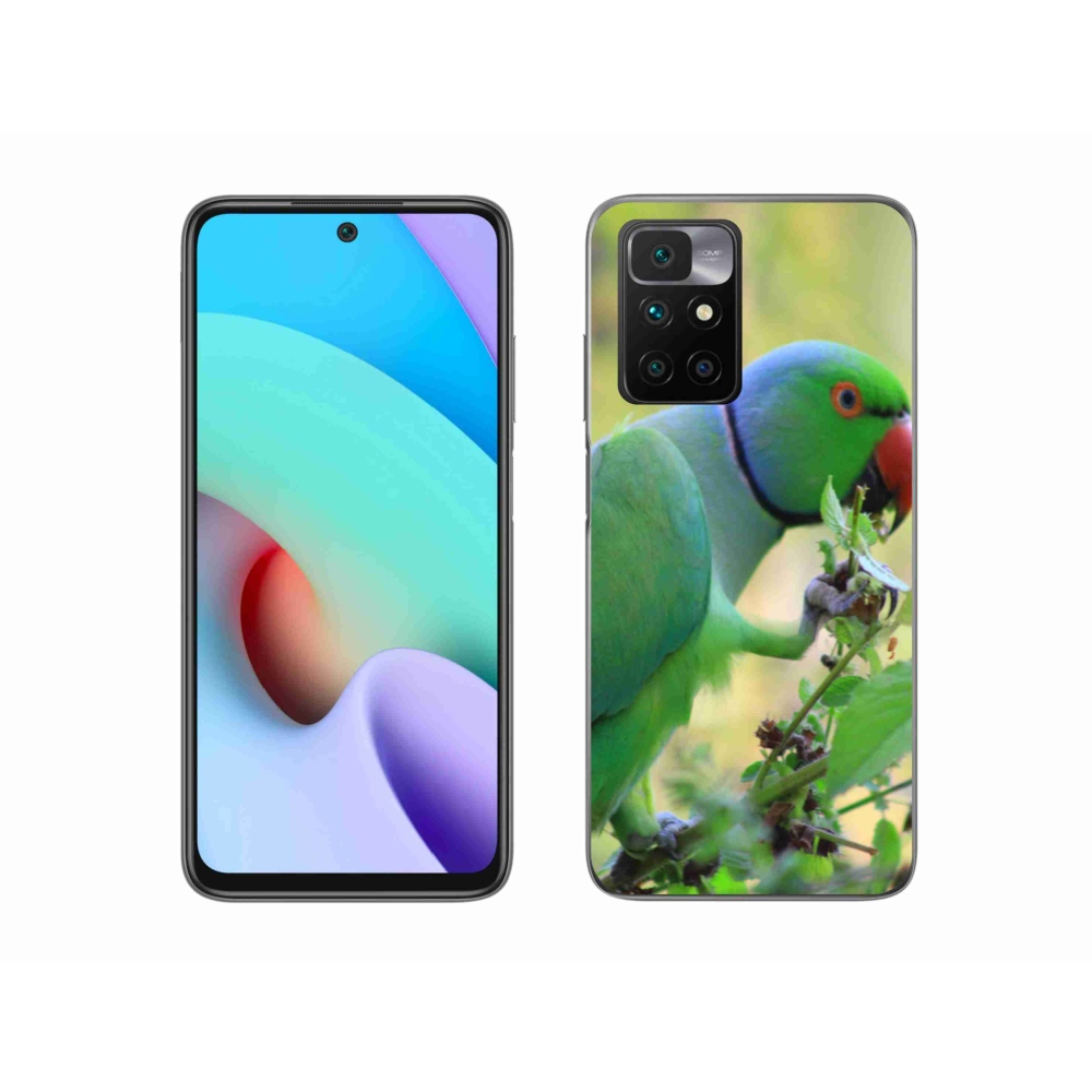 Gél borítás mmCase a Xiaomi Redmi 10/Redmi 10 (2022) - papagáj alexandr