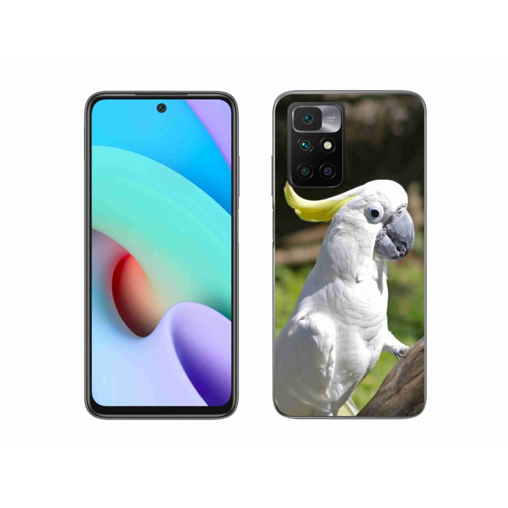 Zselés borítás mmCase a Xiaomi Redmi 10/Redmi 10 (2022) - papagáj kakadu 2