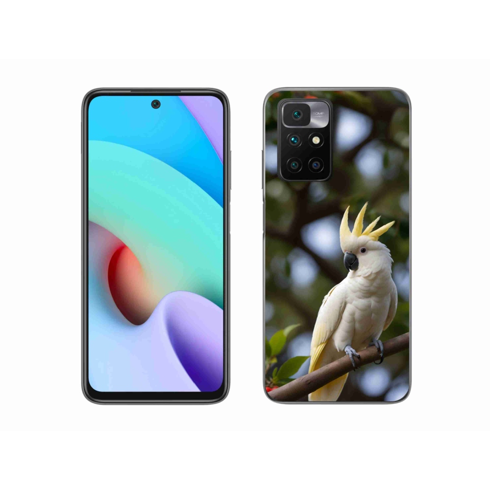 Zselés borítás mmCase a Xiaomi Redmi 10/Redmi 10 (2022) - papagáj kakadu 3