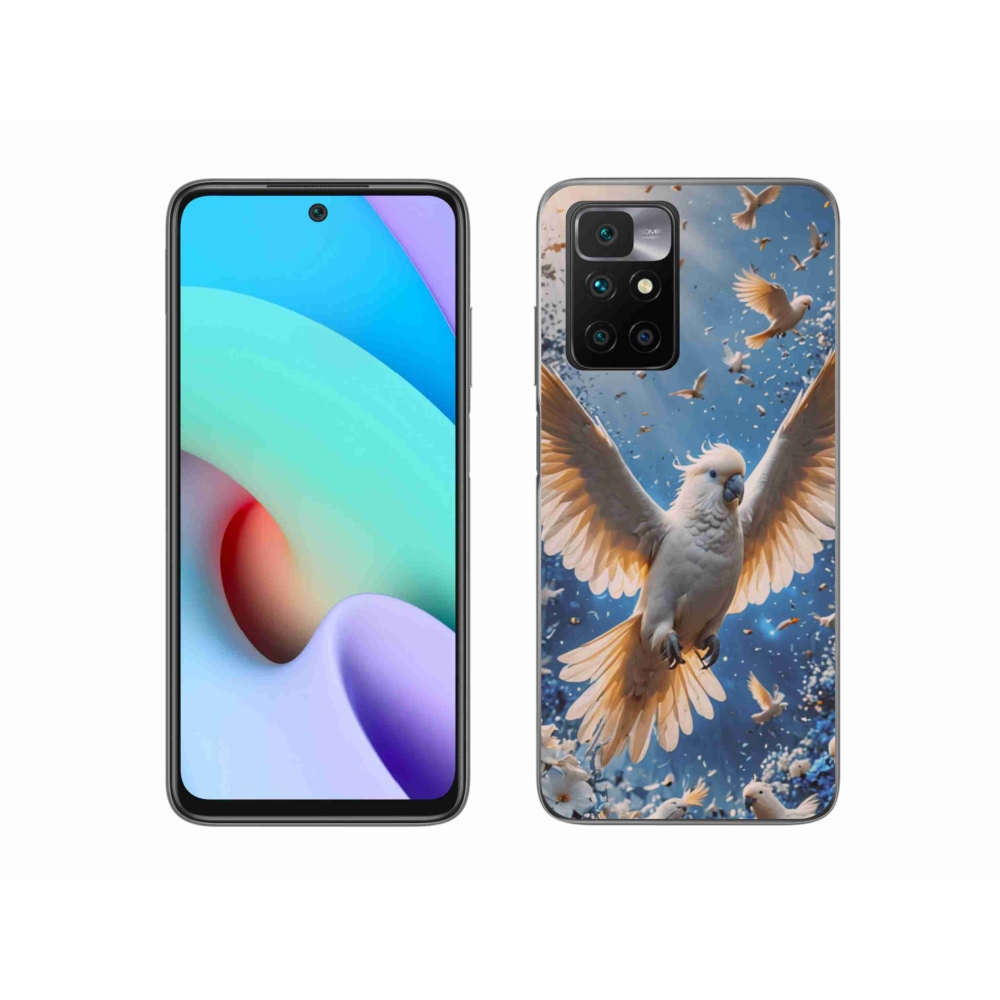 Gél borítás mmCase a Xiaomi Redmi 10/Redmi 10 (2022) - kakadu papagájhoz