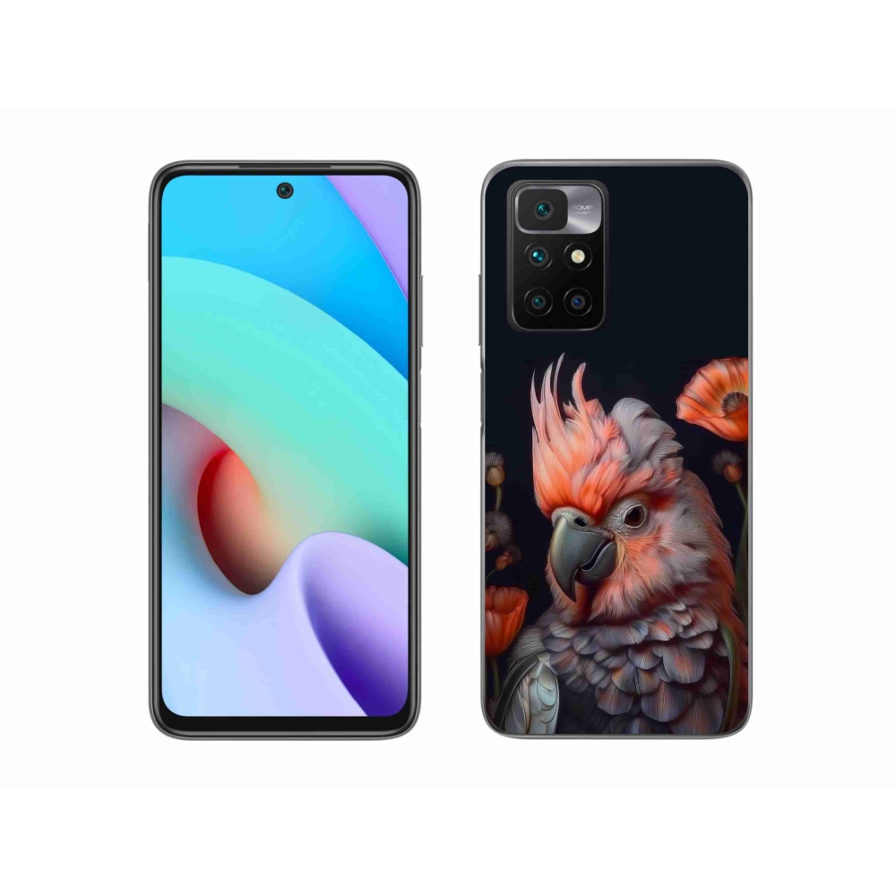 Gél borítás mmCase a Xiaomi Redmi 10/Redmi 10 (2022) - kakadu papagáj színekben