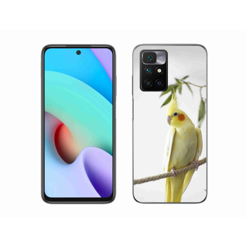 Gél borítás mmCase for Xiaomi Redmi 10/Redmi 10 (2022) - papagáj korela chocholatá